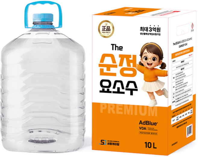 프리미엄 더순정 요소수 Adbule인증 10L, 1개