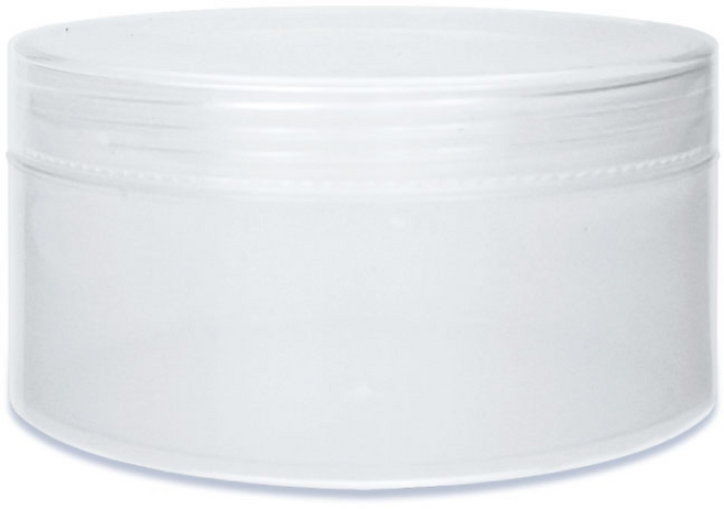 크림 300ml 화장품 공병 슬라임용기 원형 알로에 통 PP (리드포함), 10개, 반투명