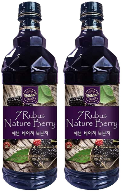 조은약초 세븐 복분자 청, 900ml, 2개