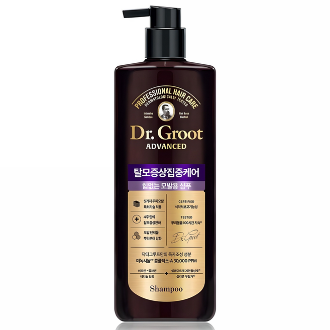 닥터그루트 탈모증상 집중케어 멀티퍼펙션 힘없는 모발용 샴푸, 700ml, 1개