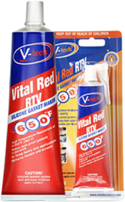 * 인벤 IV-RGB 가스켓 (접착제 + 노즐), 1세트, 레드(빨강)