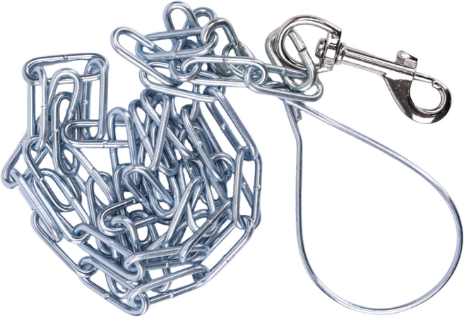 제이제이펫 반려견 체인 개줄 리드줄 슈밸 중간도래 3mm 4mm 5mm 6mm 애견 중형견 대형견 목줄 쇠줄 채인줄, 실버, 1개