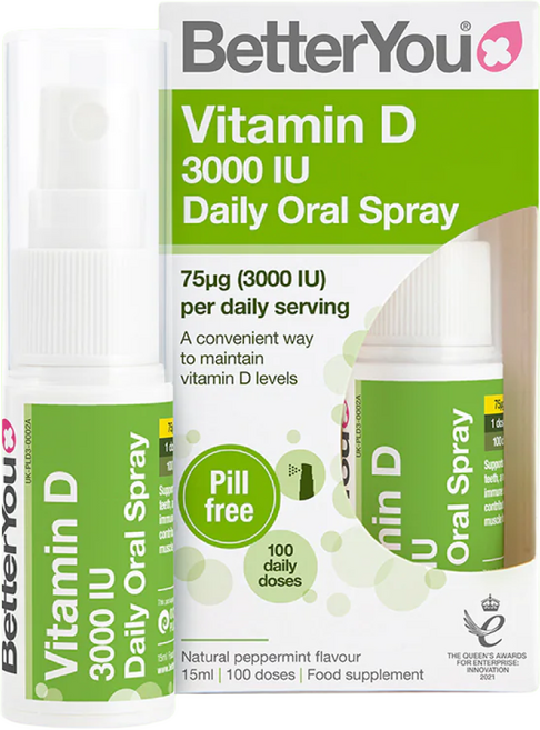 베러유 비타민D 3000 IU 구강 스프레이, 1개, 15ml