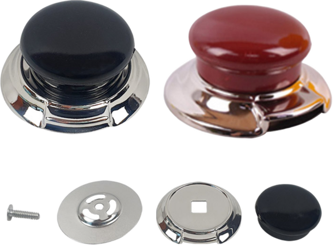 꼭지 방울/손잡이 넘침방지 냄비꼭지 뚜껑 교체용꼭지, 1개