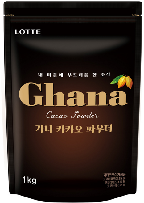 가나 카카오 파우더, 1개, 1개입, 1kg