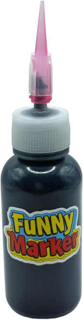 퍼니 패브릭 마카펜 검정 티셔츠용 패브릭 전용 DIY 마커, 1개, Black 50ml