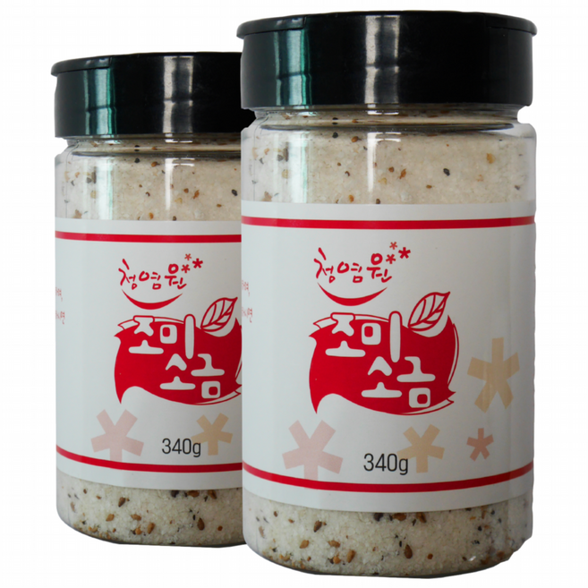 청염원 조미소금 340g 대용량 식당용 업소용 가정용 증정용 선물용, 1개