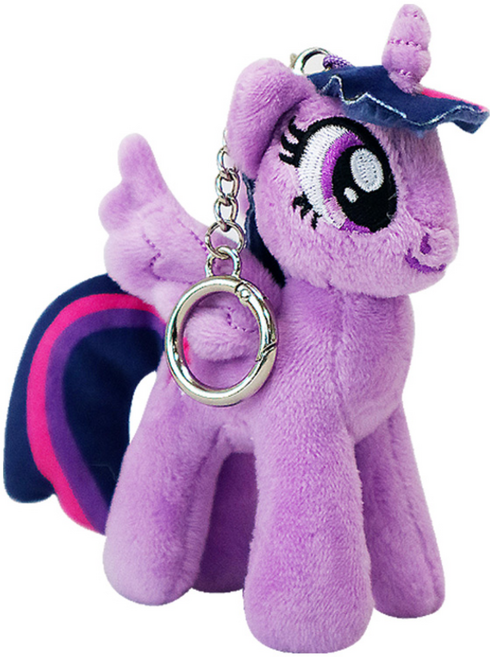 [공식정품] 마이리틀포니 전신 키링 인형 12cm / 말 행운 응원 생일 선물 말띠 친구 귀여운 봉제 캐릭터 기념일 포니, 1개, 01.트와일라잇스파클(퍼플) 전신키링