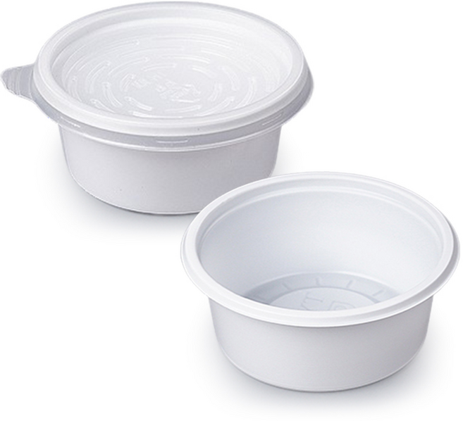 씨앤몰 CP-JH 70파이 소스용기 소 백색 500개세트 소량 (합포장), 1개, 500세트