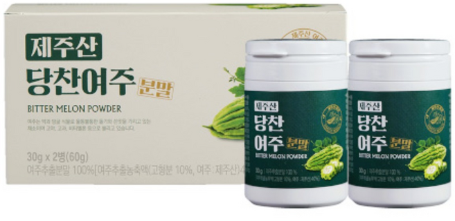 지비엠에스 제주산 당찬여주 분말, 30g, 4개