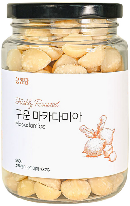 콩콩당 구운 마카다미아 (당일로스팅), 1개, 250g