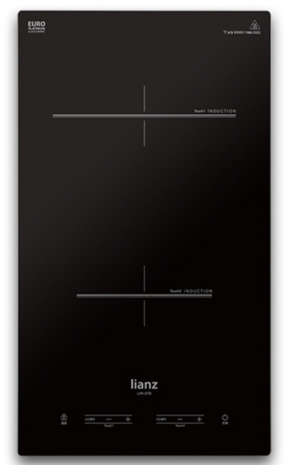 리안츠 빌트인 인덕션 2구 전기렌지 전기쿡탑 가정용 원룸 펜션 호텔 매립형 LHI-270N 이동형 케이스 프리스탠딩
