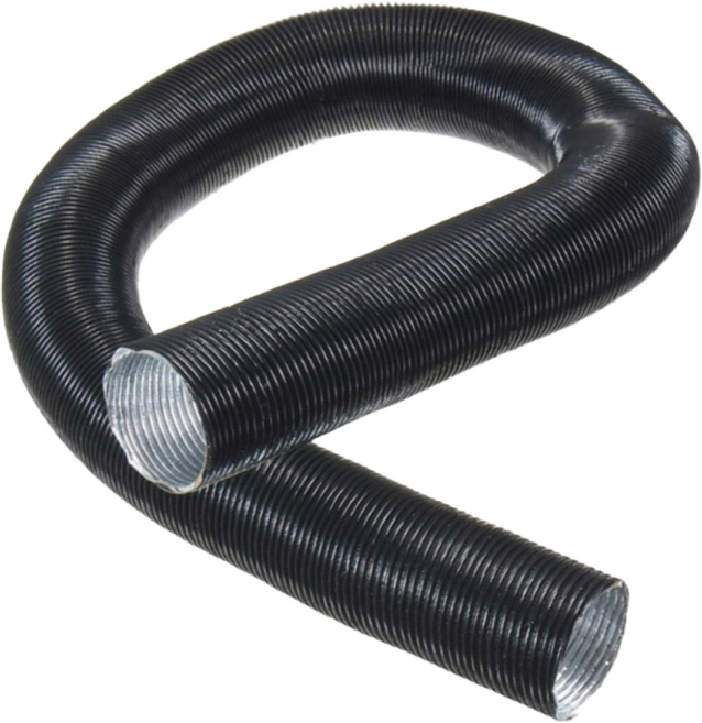 무시동 히터 온풍관 76mm (1m 1.5m 2m 10m) 블랙/브라운, 76mm 블랙 2m