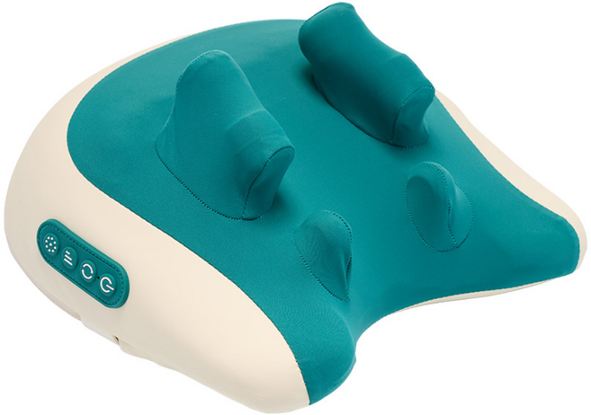 헬로제인 360도 입체 넥숄더 마사지기 (그린), 그린