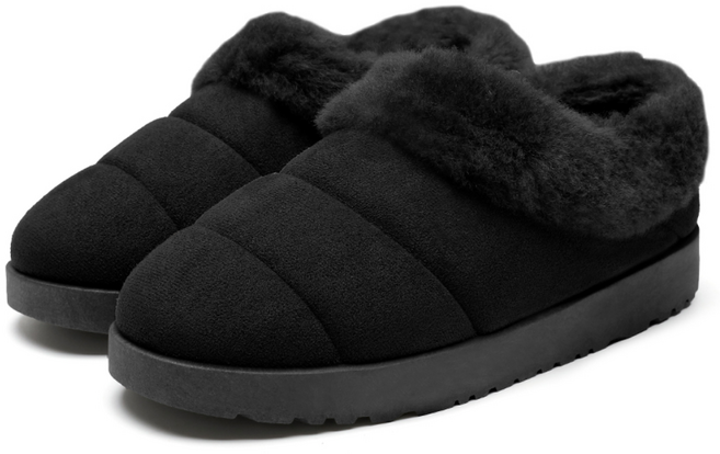 페이퍼플레인 남자 여자 겨울 방한화 실내화 사무실 패딩슬립온 발편한 겨울운동화 PP1592