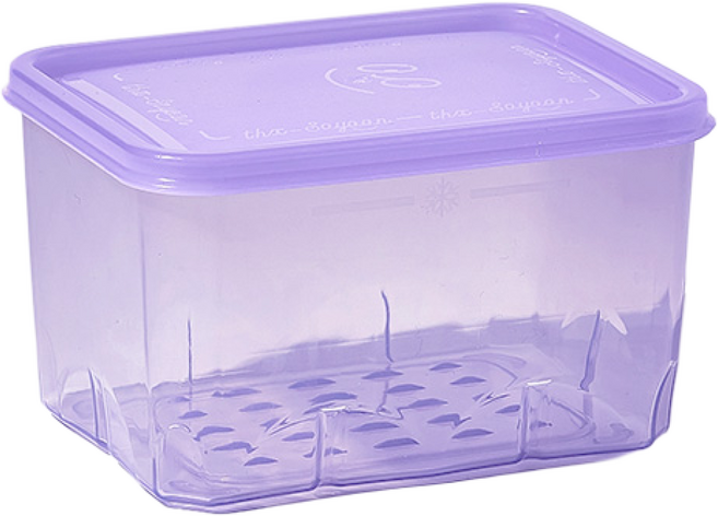 땡스소윤 냉동용기 8호 (600ml) 쿨라벤더, 1개, 600ml