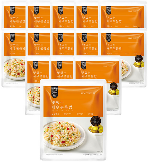 허닭식단 맛있는 새우볶음밥 250g, 14개