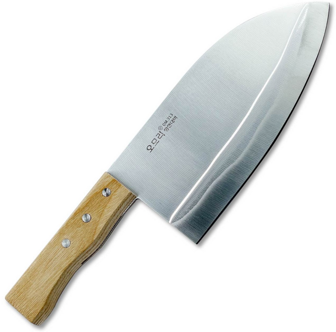 오모리 생선데바칼/육류/닭칼/한식도, 칼집미포함, 우드, 스테인리스, 1개
