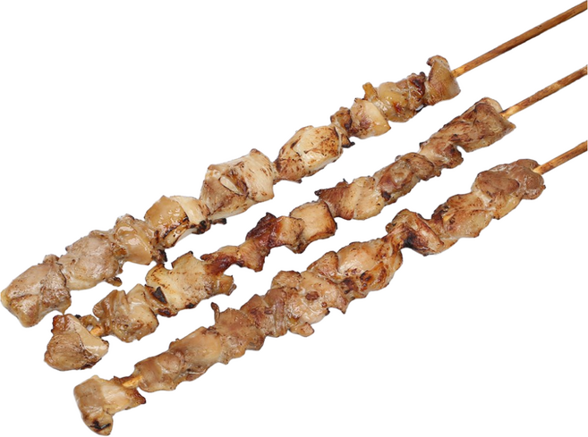 직화구이 롱 초벌 닭꼬치 120g 숯불 바베큐 꼬치구이 캠핑, 100개