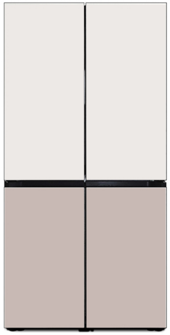 삼성 비스포크 RM70F63R2XJ 냉장고 키친핏 Max 640L 새틴화이트+새틴베이지 일렉