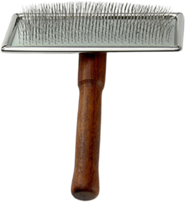 마단 슬리커브러쉬 Large M3-L 엉킨털제거빗 강아지빗, 1개, 나무손잡이