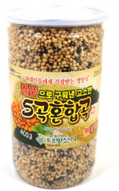 태평선식 열풍으로 구워낸 고소한 5곡혼합곡, 410g, 1개