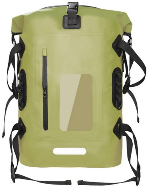 스토리원 스포츠 드라이백 방수가방 백팩 대용량 물놀이 수영 U-SSBG022, 카키