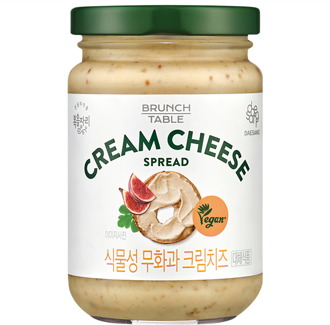 복음자리 식물성 무화과 크림치즈, 190g, 1개