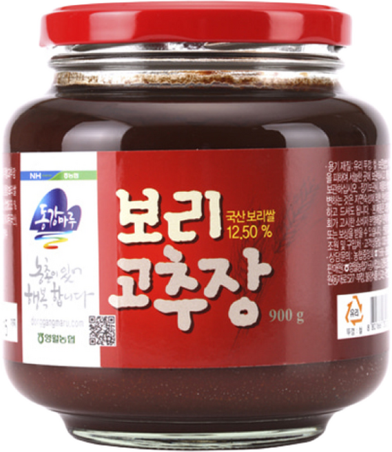 영월농협 동강마루 국산 보리고추장 900g, 1개