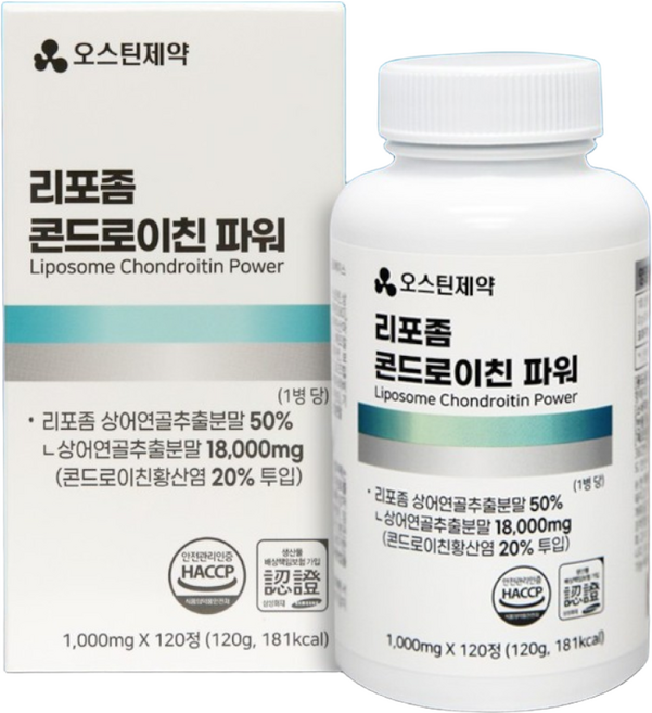 [비타엑스] 리포좀 콘드로이친 파워 1 000mg x 120정(4개월분), 240개, 1회분