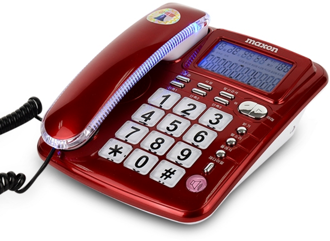 KC인증 맥슨 강력벨 유선전화기 발신자표시, MS-350