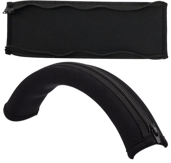 NOX PC방 앱코 해커 콕스 다얼유 마이크로닉스 블랙홀 NX 2 2S PLUS 3 4 501 502 pc방 헤드폰 헤드셋 쿠션 밴드 커버 이어 패드 호환 한쪽, 공용 헤드밴드 커버 [지퍼식]