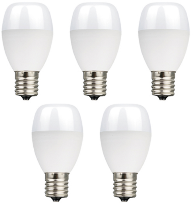 에코빔 LED 미니전구 4W E17 베이스, 전구색, 5개