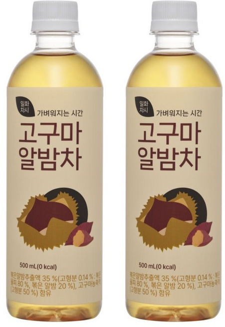 일화차시 고구마알밤차, 20개, 500ml