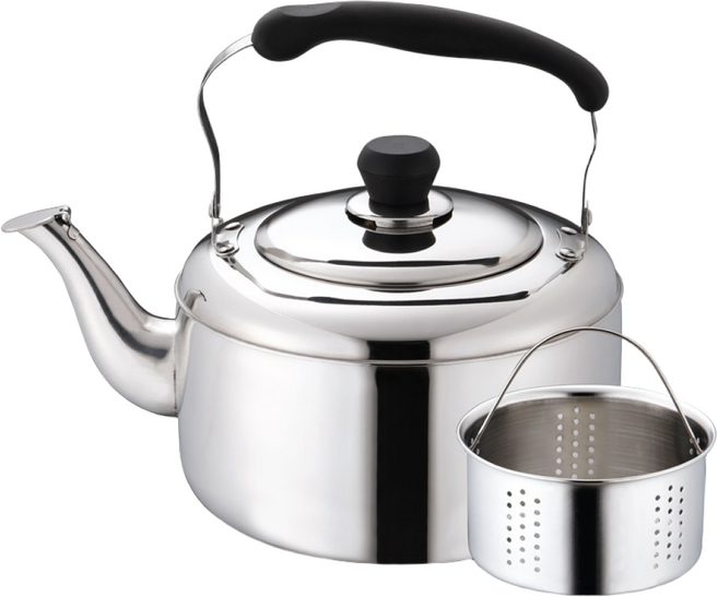 스텐주전자 롯데백화점 입점 브랜드 리빙아트 제로 스텐 휘슬 7L주전자(한방용), 1개