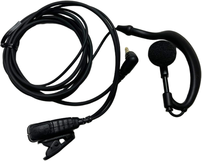 거성통신 무전기 귀걸이형이어마이크 무전기인이어 이어폰, MOTOROLA타입 2핀, 1개