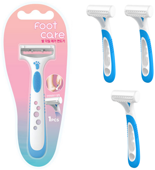 도루코 발 각질 제거 면도기, 1개입, 4개