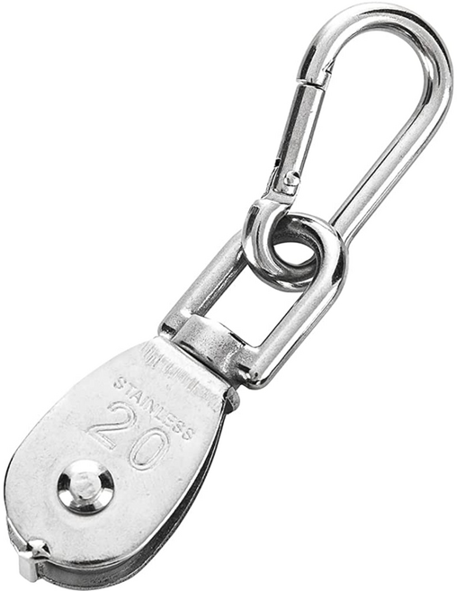 스텐 도르래+비너 세트, 스텐 도르래+비너 SET, 도르래 M32+비너 10mm SET, 1개