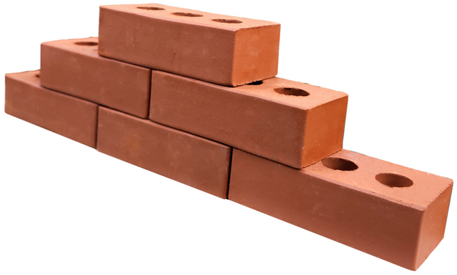 적벽돌 10장 황토벽돌 담장 조적 받침대 인테리어벽돌, 40개