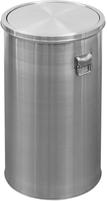 대형 실외용 휴지통 뱅뱅이 스윙 쓰레기통 80리터, 스텐레스 뱅뱅이 쓰레기통 80리터, 1개