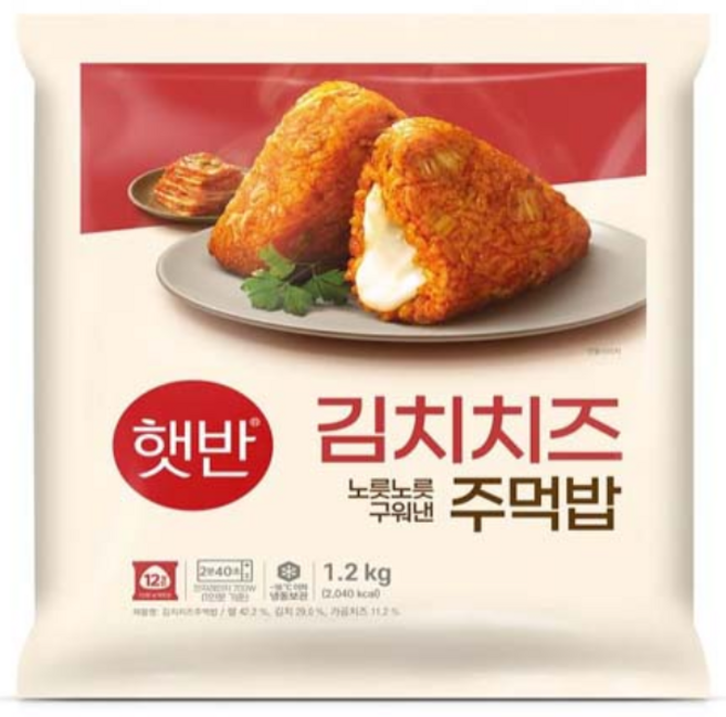 [CJ]햇반쿡반 김치치즈 주먹밥 100g x 12, 12개