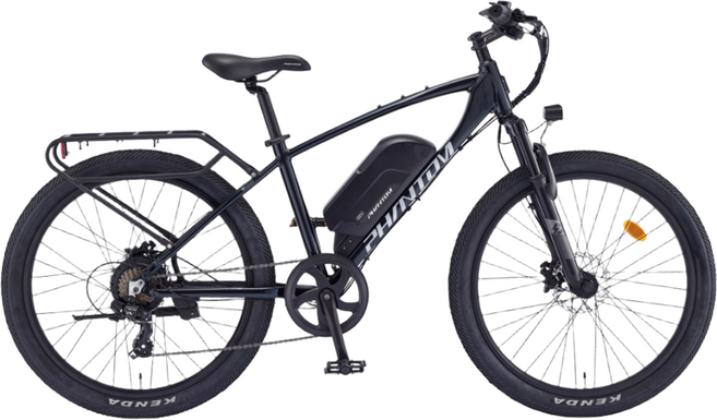 2025 삼천리 26 팬텀 HX 전기자전거 출퇴근용 자전거 입문용 99% 조립, 펄 그린 블랙, 알루미늄