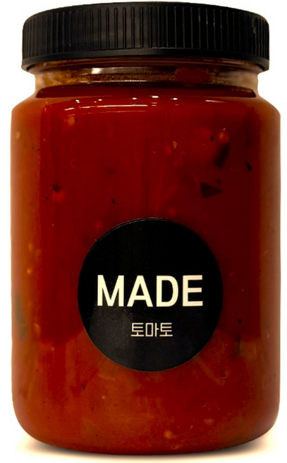 쉐프가 직접 만든 프리미엄 수제 토마토소스 450g - 압구정메이드 ( 마리나라 스파게티소스 파스타소스 수제소스 토마토스파게티 토마토파스타 ), 400g, 1개