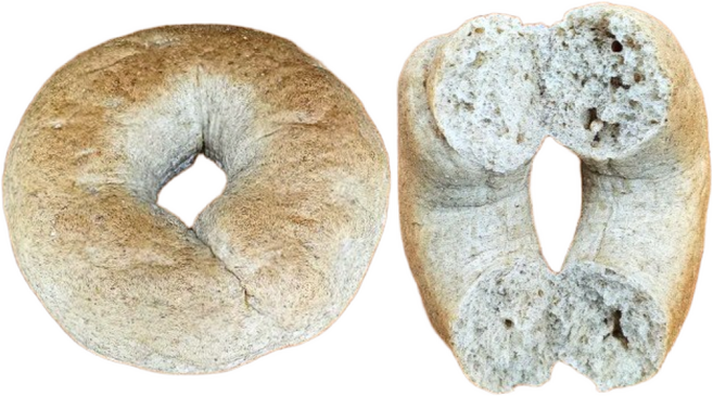 통밀정원 새싹 발아 통밀 베이글 425g 국산 통밀 100% 무설탕 소화가 잘되는빵 식사대용 건강한 먹거리 무방부제 무유화제 무팽창제, 5개, 85g