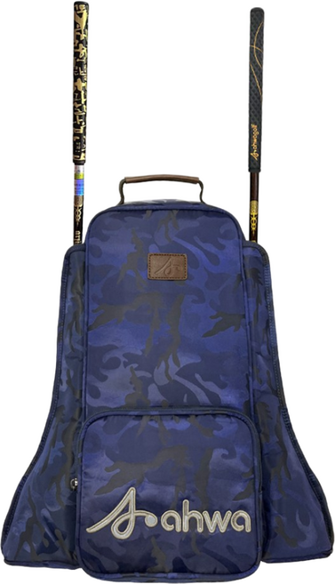 특허 카모백팩(양쪽 수납) 아화 파크골프 가방, 카모 네이비