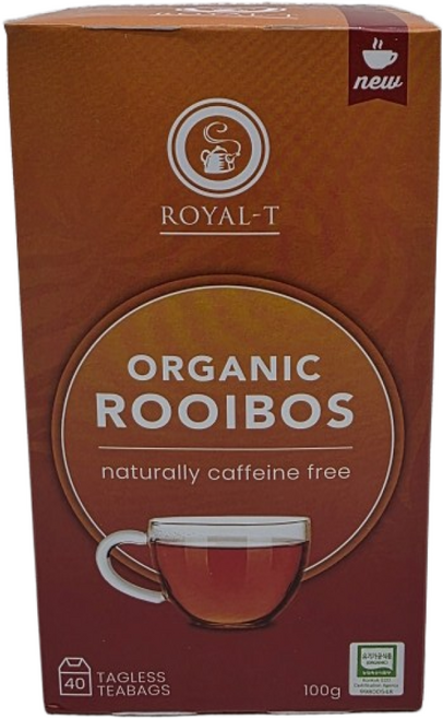 코스트코 유기농 루이보스티 40티백, 2.5g, 40개입, 1개