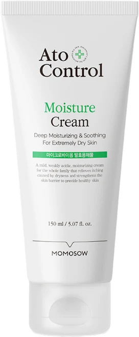 (아울렛/유통기한 27.02.25) 아토컨트롤 모이스처 크림 / 시카 바이옴 판테놀 세라마이드 시어버터, 150ml, 1개 - 쿠팡