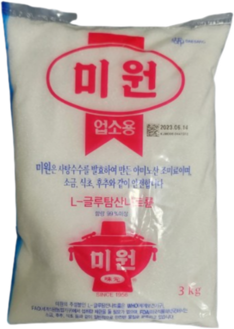 대상 대상 청정원 업소용 미원, 3kg, 1개