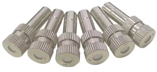 쿨링포그 안개분사노즐 안개분무 미스트노즐 8mm용x10개, 4) 0.8mm, 10개