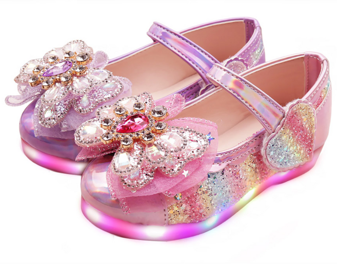 풋풋 젬스텔라 LED 구두 라이팅구두 발광구두 여아구두 봄구두 가을구두 신학기구두 공주구두 메리제인구두